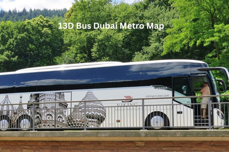 13D Bus Dubai Metro Map