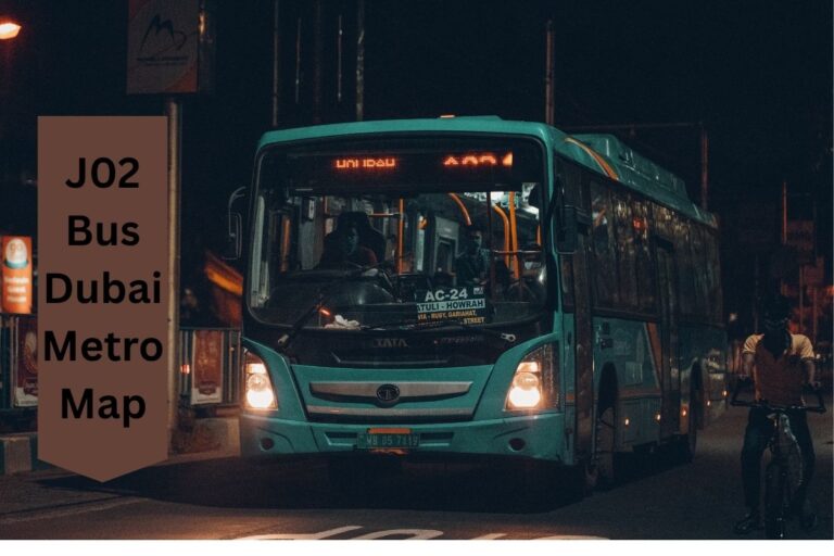 J02 Bus Dubai Metro Map