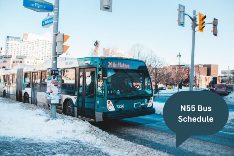 N55 Bus Schedule