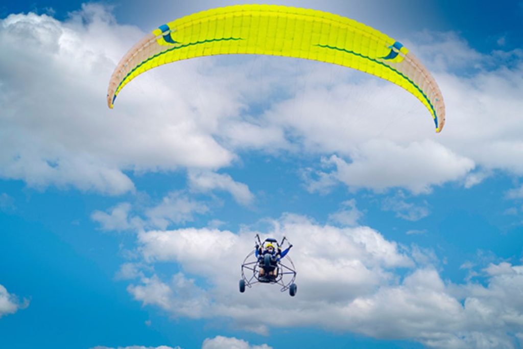 Paragliding in Al Ula, Saudi Arabia