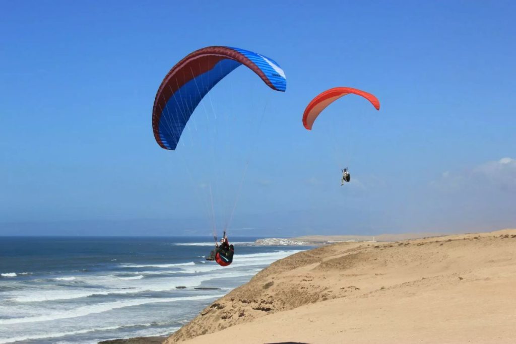 Paragliding in Dakhla, Morocco