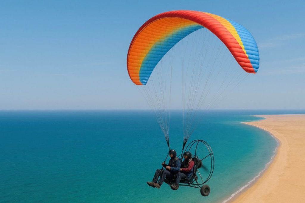 Paragliding in Taif, Saudi Arabia