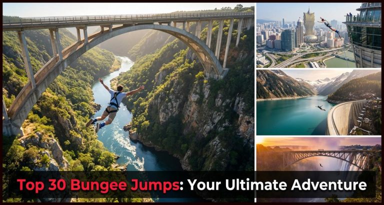Top 30 Bungy Jumping Locations in 2026