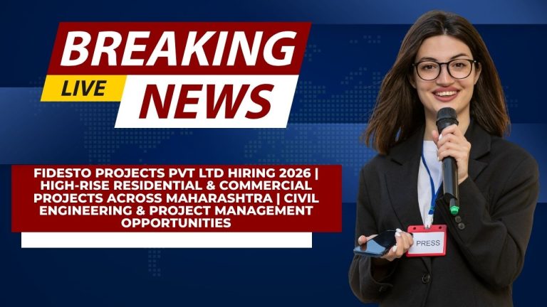 Fidesto Projects Pvt Ltd Hiring 2026